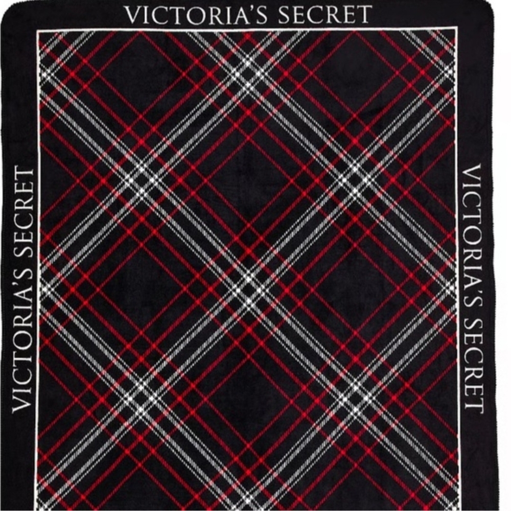 Victoria's Secret Plaid Blanket